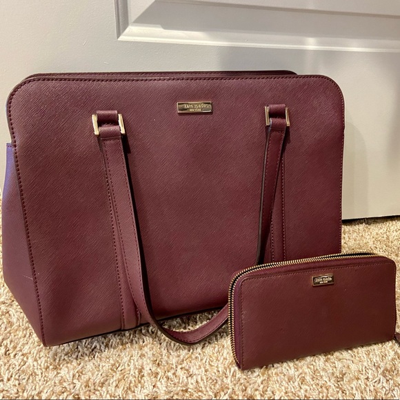 Kate Spade tote with matching Wallet - Picture 1 of 3